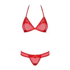 Obsessive Ensemble 2 Pièces 870-SET -Fetish bdsm boutique 870 set 3 ensemble 2 pcs rouge 3