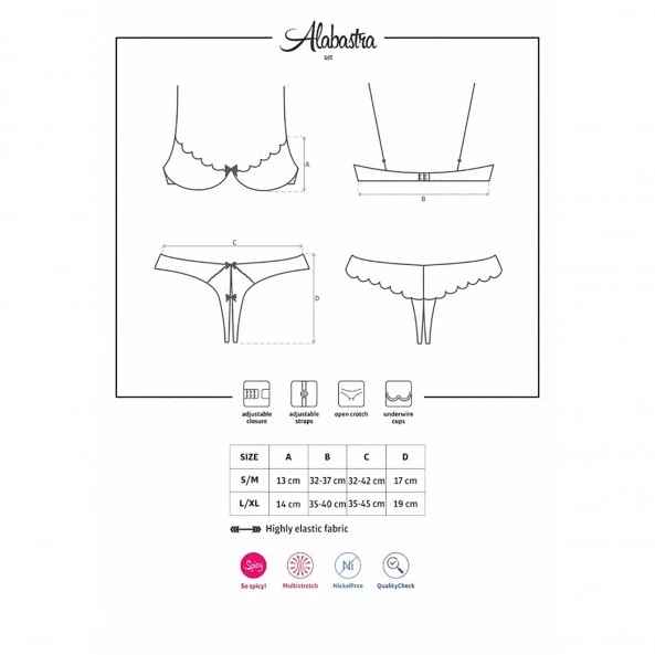 Obsessive Lingerie Alabastra Set 7 Obsessive Lingerie Alabastra Set – Image 5
