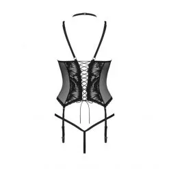 Obsessive Corset Alessya -Fetish bdsm boutique alessya corset et string noir 6