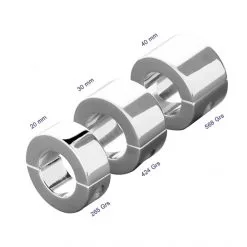 Shots Toys Anneau Ball Stretchers Métallique Steel Ball -Fetish bdsm boutique anneau cockring metallique magnetique steel ball 20 mm 05