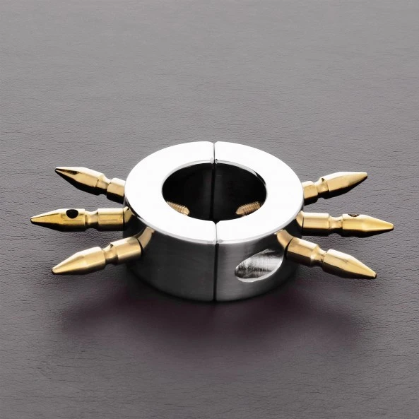 Shots Toys Anneau Cockring Métallique Ball With Spikes 4 Shots Toys Anneau Cockring Métallique Ball With Spikes – Image 2