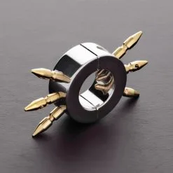 Shots Toys Anneau Cockring Métallique Ball With Spikes 11 Shots Toys Anneau Cockring Métallique Ball With Spikes -Fetish bdsm boutique anneau cockring metallique ball with spikes 04