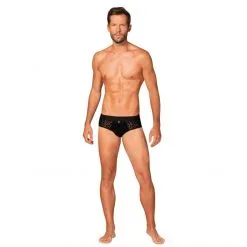 Obsessive Slip Ouvert Azmeron -Fetish bdsm boutique azmeron jockstrap noir 5