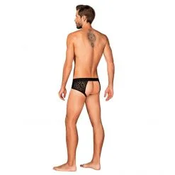 Obsessive Slip Ouvert Azmeron -Fetish bdsm boutique azmeron jockstrap noir 6