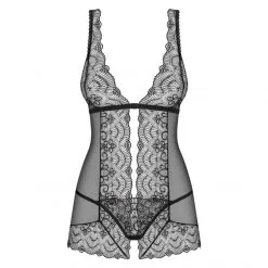 Obsessive Babydoll Firella -Fetish bdsm boutique babydoll firella noir 03