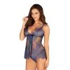 Obsessive Babydoll Flowlace -Fetish bdsm boutique babydoll flowlace obsessive bleu 01