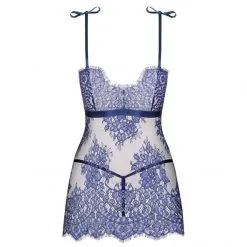 Obsessive Babydoll Flowlace -Fetish bdsm boutique babydoll flowlace obsessive bleu 04