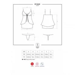 Obsessive Babydoll 811-BAB -Fetish bdsm boutique babydoll obsessive 811 bab tailles