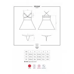 Obsessive Babydoll 838-BAB -Fetish bdsm boutique babydoll 838 bab noir 5