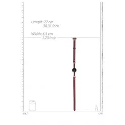 Ouch! Bâillon Boule Respirant Halo -Fetish bdsm boutique baillon boule respirant halo ouch bordeaux 04