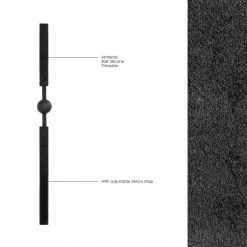 Ouch! Bâillon Boule Ajustable Velvet -Fetish bdsm boutique baillon boule ajustable vv 04