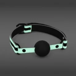 Nsnovelties Bâillon Boule Photoluminescent Glo -Fetish bdsm boutique baillon boule photoluminescent glo 02