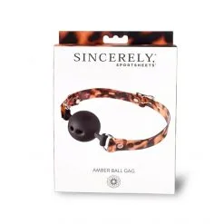 Sportsheets Bâillon Boules Ajustable Amber -Fetish bdsm boutique baillon boules ajustable amber 04