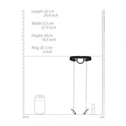 Ouch! Bâillon O-Ring Avec Pinces à Seins -Fetish bdsm boutique baillon o ring avec pinces a seins 04