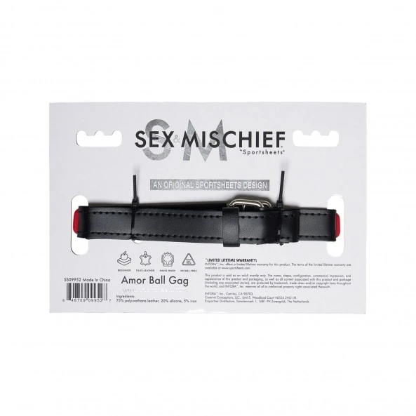 Sex And Mischief Bâillon Rouge Amor Ball Gag 9 Sex And Mischief Bâillon Rouge Amor Ball Gag – Image 7