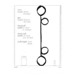 Ouch! Barre D'Écartement Avec Menottes 15 Ouch! Barre D'Écartement Avec Menottes -Fetish bdsm boutique barre ecartement avec menottes 6