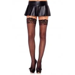 LEG AVENUE Bas Autofixant Effet Point De Croix - 20D