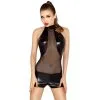 Passion Combishort Trixy -Fetish bdsm boutique body cuir noir trixy passion 01