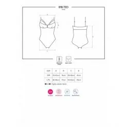 Obsessive Body 818-TED 11 Obsessive Body 818-TED -Fetish bdsm boutique body obsessive noir 818 ted grille des tailles