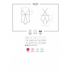 Obsessive Body Ouvert 841-TED -Fetish bdsm boutique body ouvert obsessive 841 ted tailles