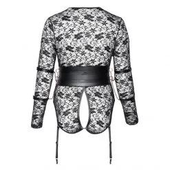 Cottelli Bondage Body Ouvert Grande Taille Dentelle Et Menottes -Fetish bdsm boutique body ouvert grande taille cottelli bondage 04