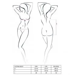 Passion Body Ouvert Justina -Fetish bdsm boutique body ouvert justina passion tailles