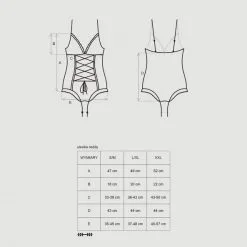 Obsessive Body Slevika 7 Obsessive Body Slevika -Fetish bdsm boutique body tranparent noir slevika obsessive grille tailles