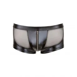 Svenjoyment Boxer Simili Cuir Brillant Fermeture Eclair -Fetish bdsm boutique boxer simili cuir brillant fermetureeclair noir 07