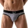 TOF Paris Brief Stripes Push-Up 1 TOF Paris Brief Stripes Push-Up -Fetish bdsm boutique briefs stripes push up noir 01