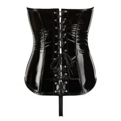 Black Level Bustier Vinyle Corsage -Fetish bdsm boutique bustier vinyl corsage black level 04