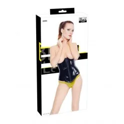 Black Level Bustier Vinyle Corsage -Fetish bdsm boutique bustier vinyl corsage black level 05