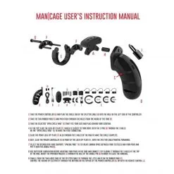 MAN CAGE Cage à Pénis Chastity Avec Electro-Stimulation -Fetish bdsm boutique cage a penis chastity avec electro stimulation 04