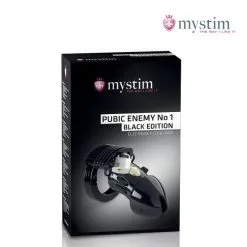 Mystim Cage à Pénis Pubic Enemy No 1 Edition Luxe -Fetish bdsm boutique cage penis public enemy n1 noir edition mystim 5