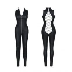 Demoniq Catsuit Ananke Dos Ouvert Dark Desire -Fetish bdsm boutique catsuit ananke dos ouvert dark desire 6