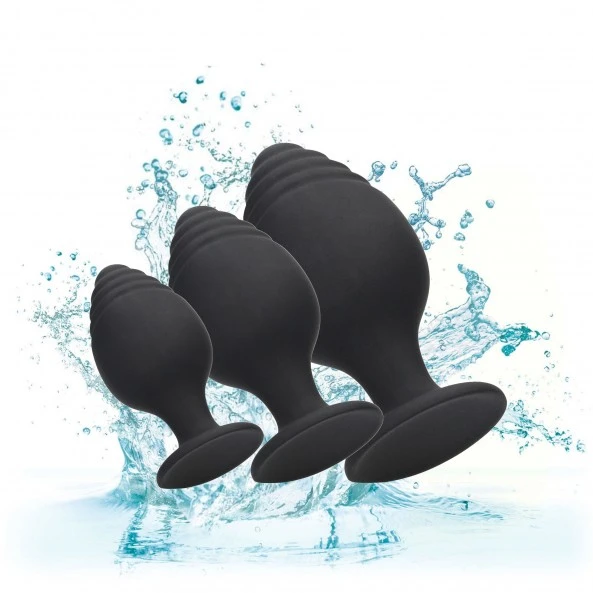 Ouch! Coffret 3 Plugs Anal Rippled 7 Ouch! Coffret 3 Plugs Anal Rippled – Image 5