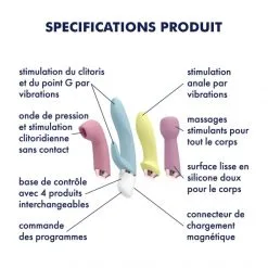 Satisfyer Coffret Sextoys Marvelous Four -Fetish bdsm boutique coffret sextoys marvelous four 05