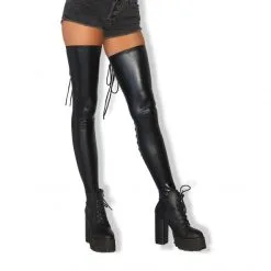 LEG AVENUE Collant à Lacets Wetlook