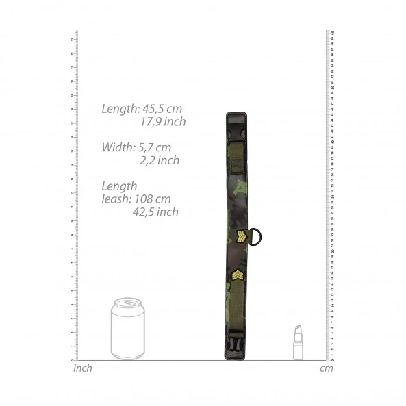 Ouch! Collier Avec Laisse Army Theme 5 Ouch! Collier Avec Laisse Army Theme – Image 3