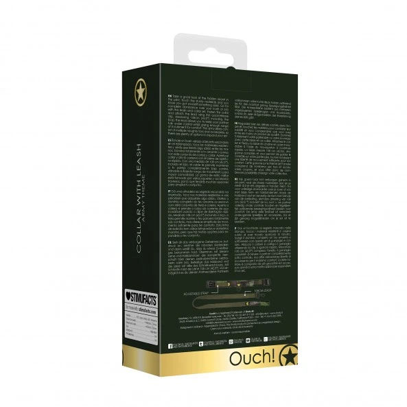 Ouch! Collier Avec Laisse Army Theme 7 Ouch! Collier Avec Laisse Army Theme – Image 5