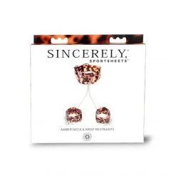 Sportsheets Collier Menottes Amber -Fetish bdsm boutique collier menottes amber 04