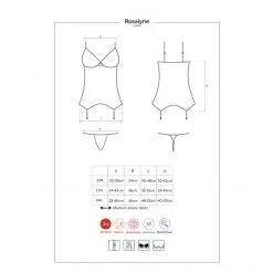 Obsessive Guêpière Rosalyne -Fetish bdsm boutique corset rosalyne cerise obsessive 05