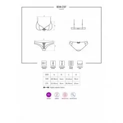 Obsessive Costume Infirmière 834-CST 13 Obsessive Costume Infirmière 834-CST -Fetish bdsm boutique costume infirmiere obsessive 834 cst bleu tailles