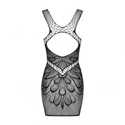 Obsessive Robe D608 Noire -Fetish bdsm boutique d608 robe noire 6