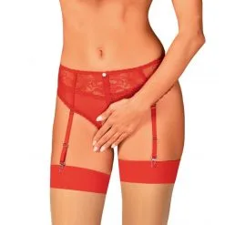 Obsessive Culotte Porte-Jarretelles Dagmarie Rouge