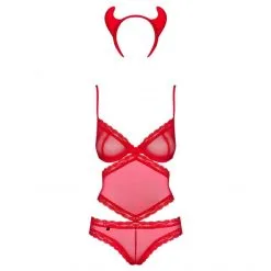 Obsessive Costume De Diablesse Infernita XXL -Fetish bdsm boutique dguisement de diablesse obsessive infernita rouge 3