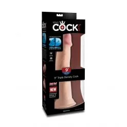 King Cock Dong Ventouse Triple Densité 23 Cm -Fetish bdsm boutique dong ventouse triple densite 23 cm chair 07