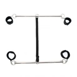 Rimba Double Barres Écartement Avec Menottes -Fetish bdsm boutique double barres menottes poignes 4