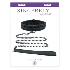 Sportsheets Collier Et Laisse Midnight -Fetish bdsm boutique e27833 1 hr
