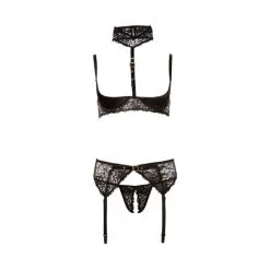 Abierta Fina Ensemble 3 Pièces Ouvert -Fetish bdsm boutique ensemble 3 pices ouvert 3