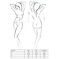 Passion Ensemble Corset Zoe Set -Fetish bdsm boutique ensemble corset zoe passion noir tailles